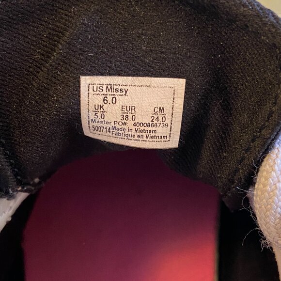 VANS Old Skool Low Top Rainbow Checkerboard Suede Toe Cap Lace Up Womens Size 6 - Picture 4 of 4